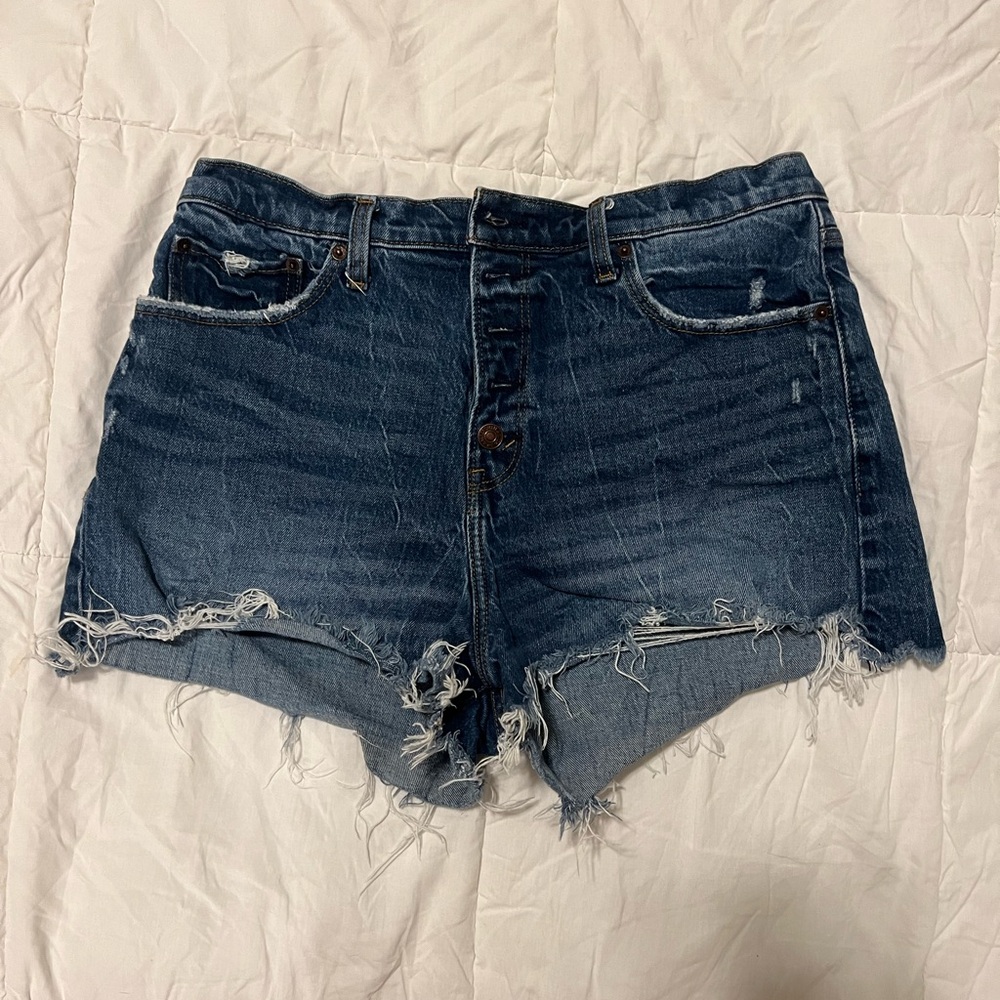 A&F High Rise Mom Short